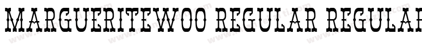 MargueriteW00 Regular Regular字体转换
